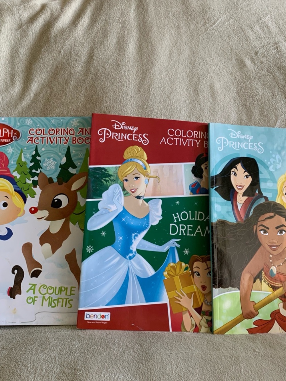 Disney Princess Jumbo Coloring & Activity Book - Light Blue Cover - Picture 2 of 3